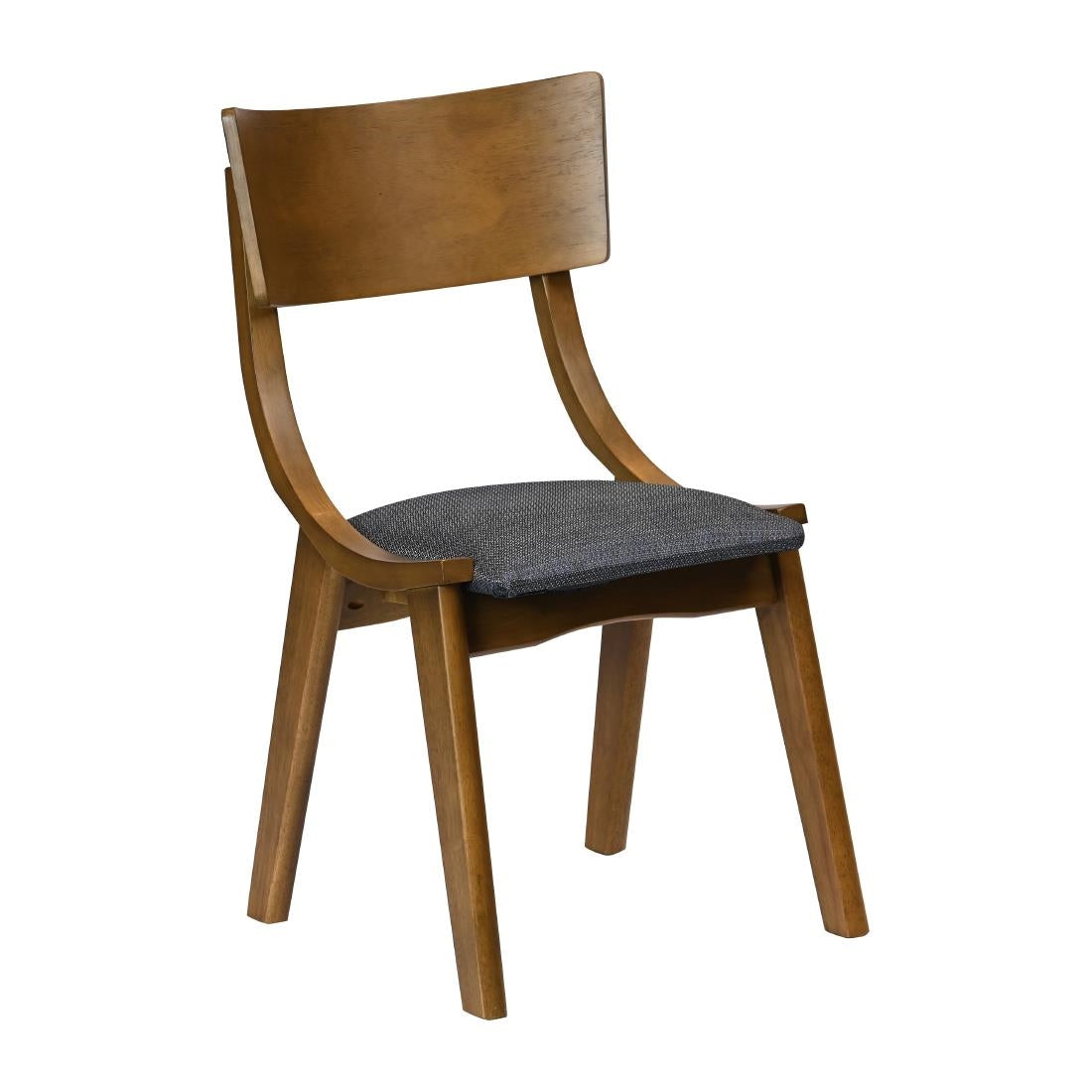 JA255 Chelsea Dining Chairs in Weathered Oak with Shetland Sea Seats (6 Pack)