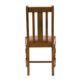 JA257 Thame Dining Chair in Weathered Oak with Bison Tan Seat (6 Pack)