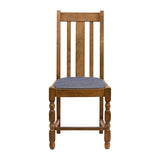 JA263 Thame Dining Chair in Weathered Oak with Shetland Sea Seat (6 Pack)