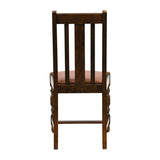 JA265 Thame Dining Chair in Vintage Wood with Bison Tan Seat (6 Pack)