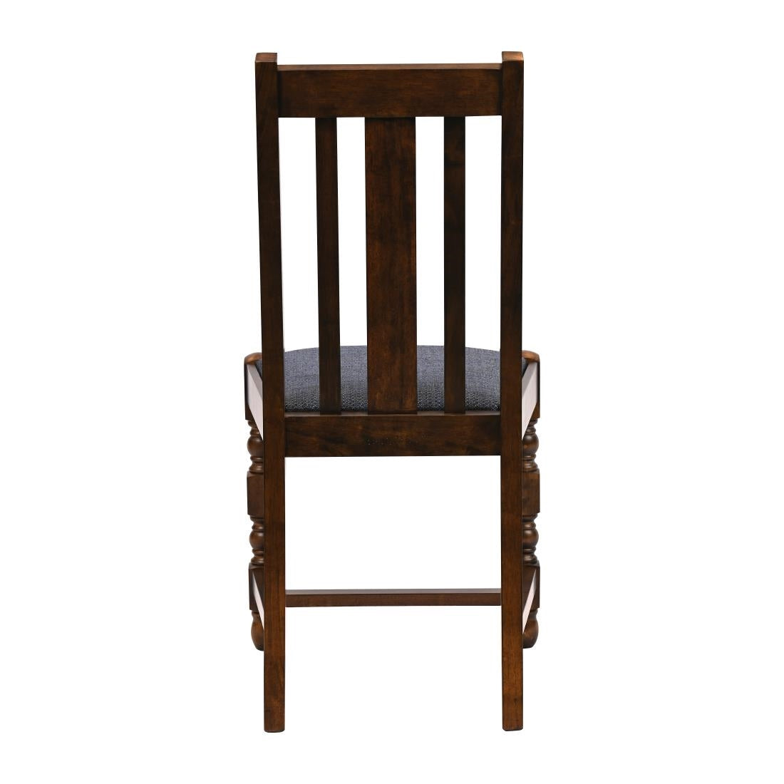 JA271 Thame Dining Chair in Vintage Wood with Shetland Sea Seat (6 Pack)