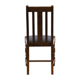 JA271 Thame Dining Chair in Vintage Wood with Shetland Sea Seat (6 Pack)
