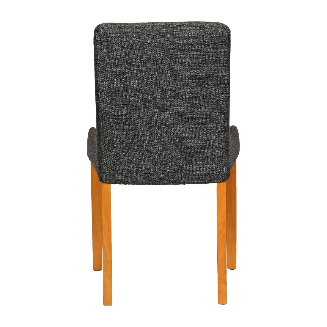 JA293 - Bath Soft Oak Dining Chair with Smoke Back & Tan Seat (6 Pack)
