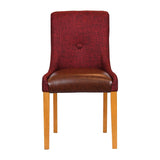 JA295 - Bath Soft Oak Dining Chair with Scarlett Back & Espresso Seat (6 Pack)