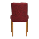 JA299 - Bath Weathered Oak Dining Chair with Scarlett Back & Espresso Seat (6 Pack)