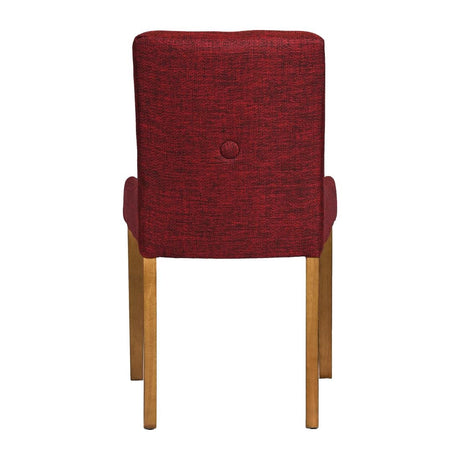 JA299 - Bath Weathered Oak Dining Chair with Scarlett Back & Espresso Seat (6 Pack)