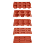 JA312 Vogue Silicone Square Cake Mould - 8 Cup