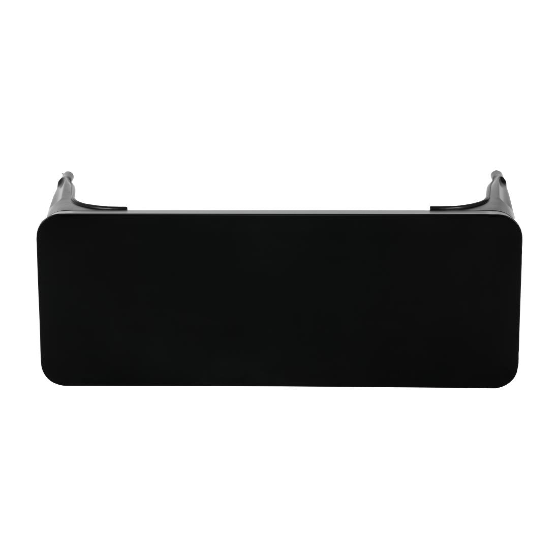 JA328 Bolero Bistro Metal Bench Black 1000x370mm (Set 2)