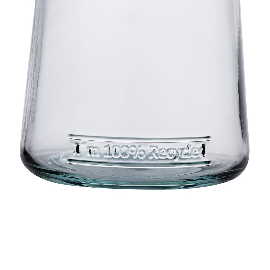 JA333 Olympia Recycled Glass Conical Carafes 1Ltr (6 Pack)