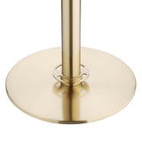JA343 Bolero Flat Base Barrier Banner Post Brushed Brass (Set 2)