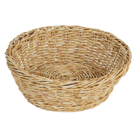 JA351 Olympia Round Basket Light Polywicker - 220x80mm