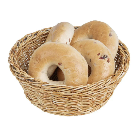 JA351 Olympia Round Basket Light Polywicker - 220x80mm