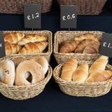 JA353 Olympia Rectangular Basket Light Polywicker - 300x230x90mm