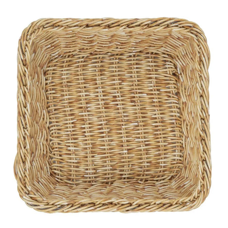 JA354 Olympia Square Basket Light Polywicker - 230x230x90mm