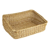 JA356 Olympia Rectangular Display Basket Light Polywicker - 210x525x385mm