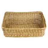 JA356 Olympia Rectangular Display Basket Light Polywicker - 210x525x385mm