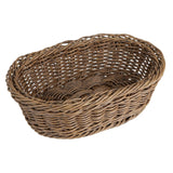 JA359 Olympia Oval Basket Dark Polywicker - 240x170x70mm