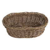 JA359 Olympia Oval Basket Dark Polywicker - 240x170x70mm