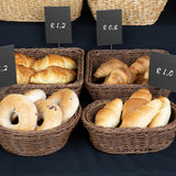 JA359 Olympia Oval Basket Dark Polywicker - 240x170x70mm