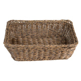 JA360 Olympia Rectangular Basket Dark Polywicker - 300x230x90mm
