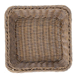 JA361 Olympia Square Basket Dark Polywicker - 230x230x90mm