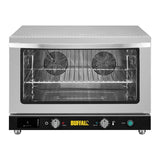 JA399 Buffalo Bakery Convection Oven with Steam 100Ltr Single Phase Single phase 4.6kW. Fits 4x 1/1GN or 4x 600x400 bakery trays