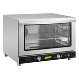 JA399 Buffalo Bakery Convection Oven with Steam 100Ltr Single Phase Single phase 4.6kW. Fits 4x 1/1GN or 4x 600x400 bakery trays