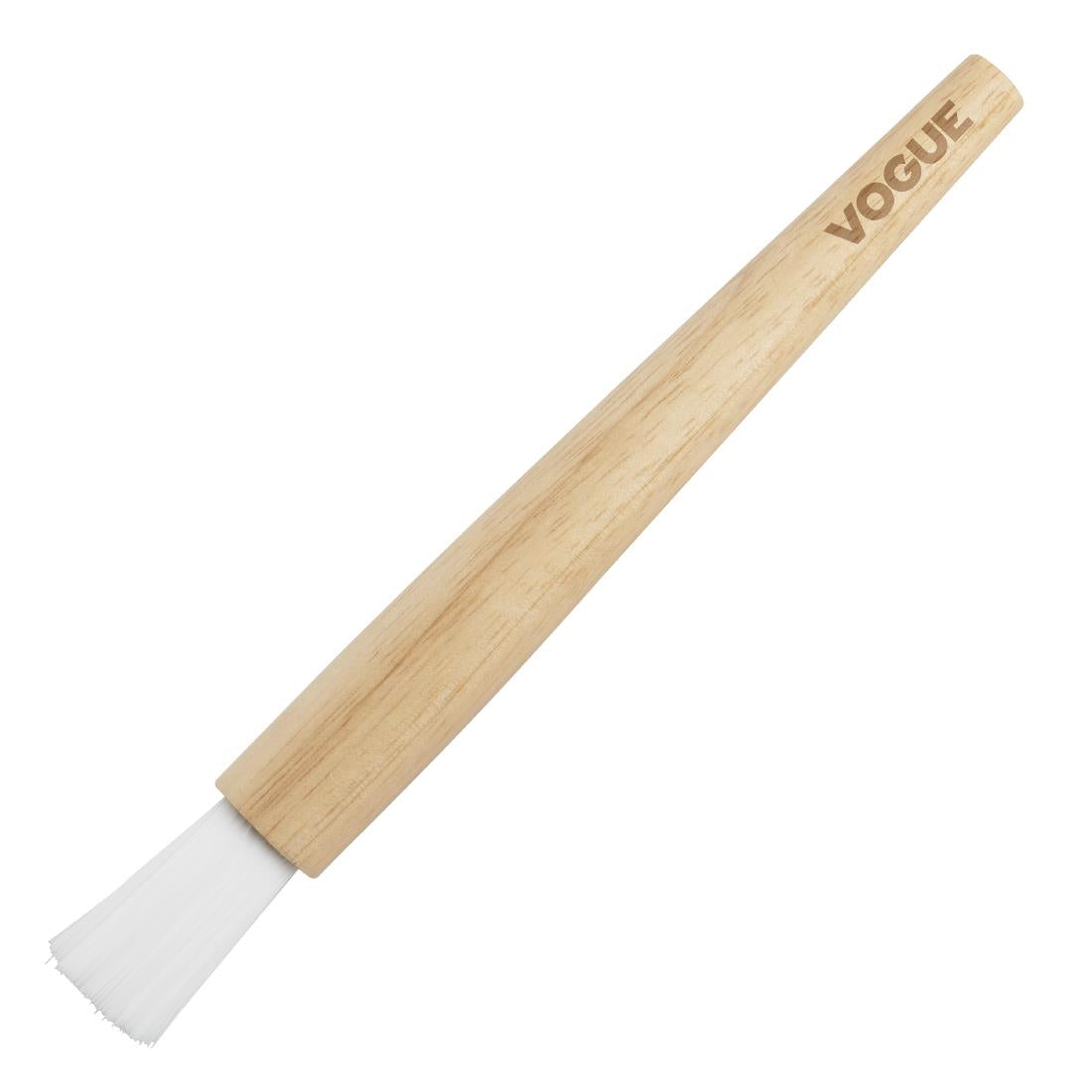 JA524 Vogue Wooden Handle Round Pastry Brush - 25mm