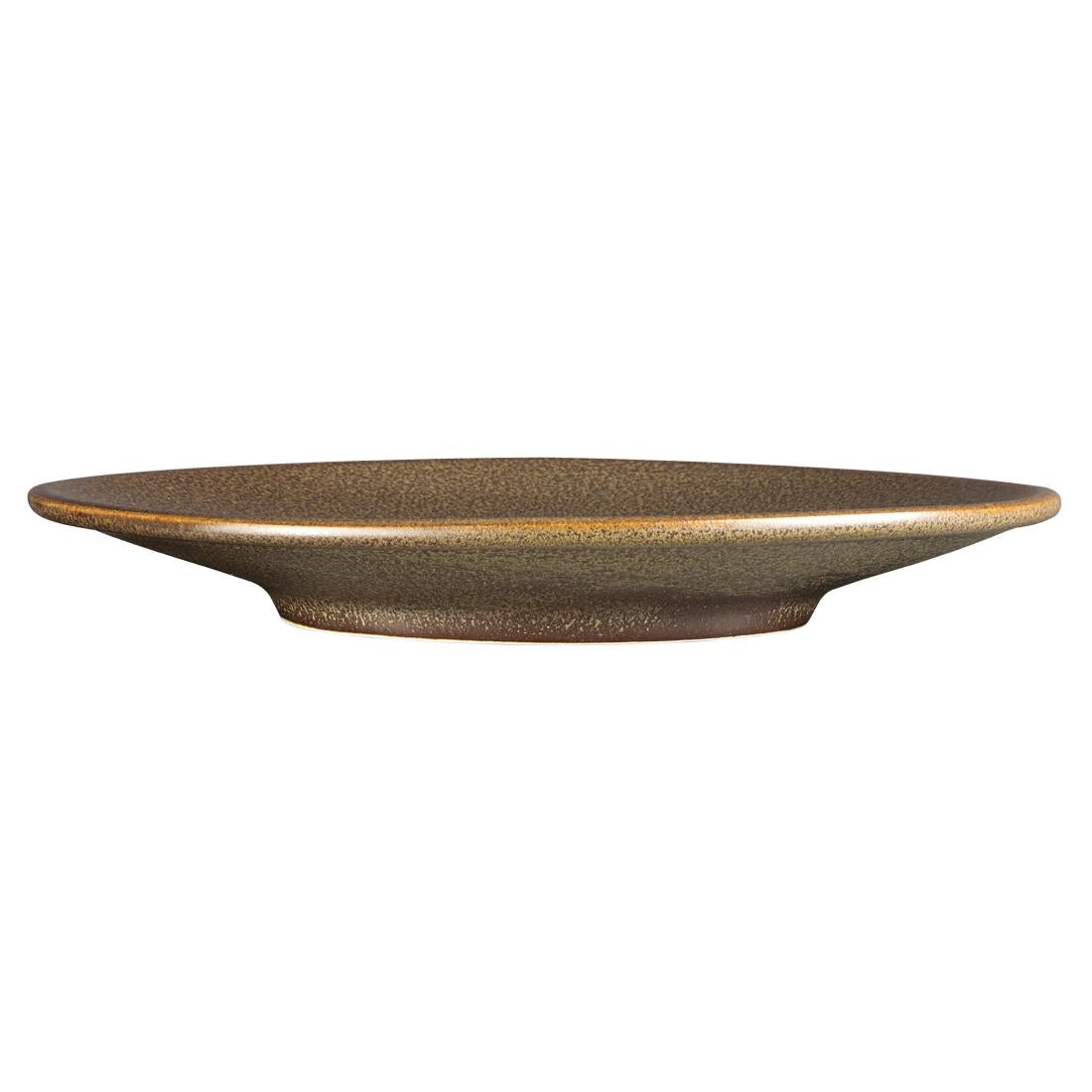 JA552 Olympia Ember Mahogany Coupe Plate - 180mm 7" (Box 6)
