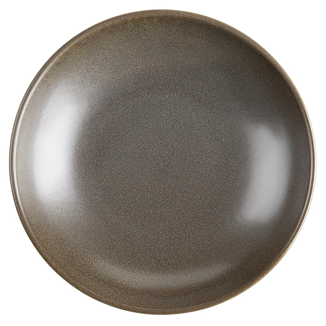 JA554 Olympia Ember Mahogany Low Coupe Bowl - 230x47mm 9" (Box 4)