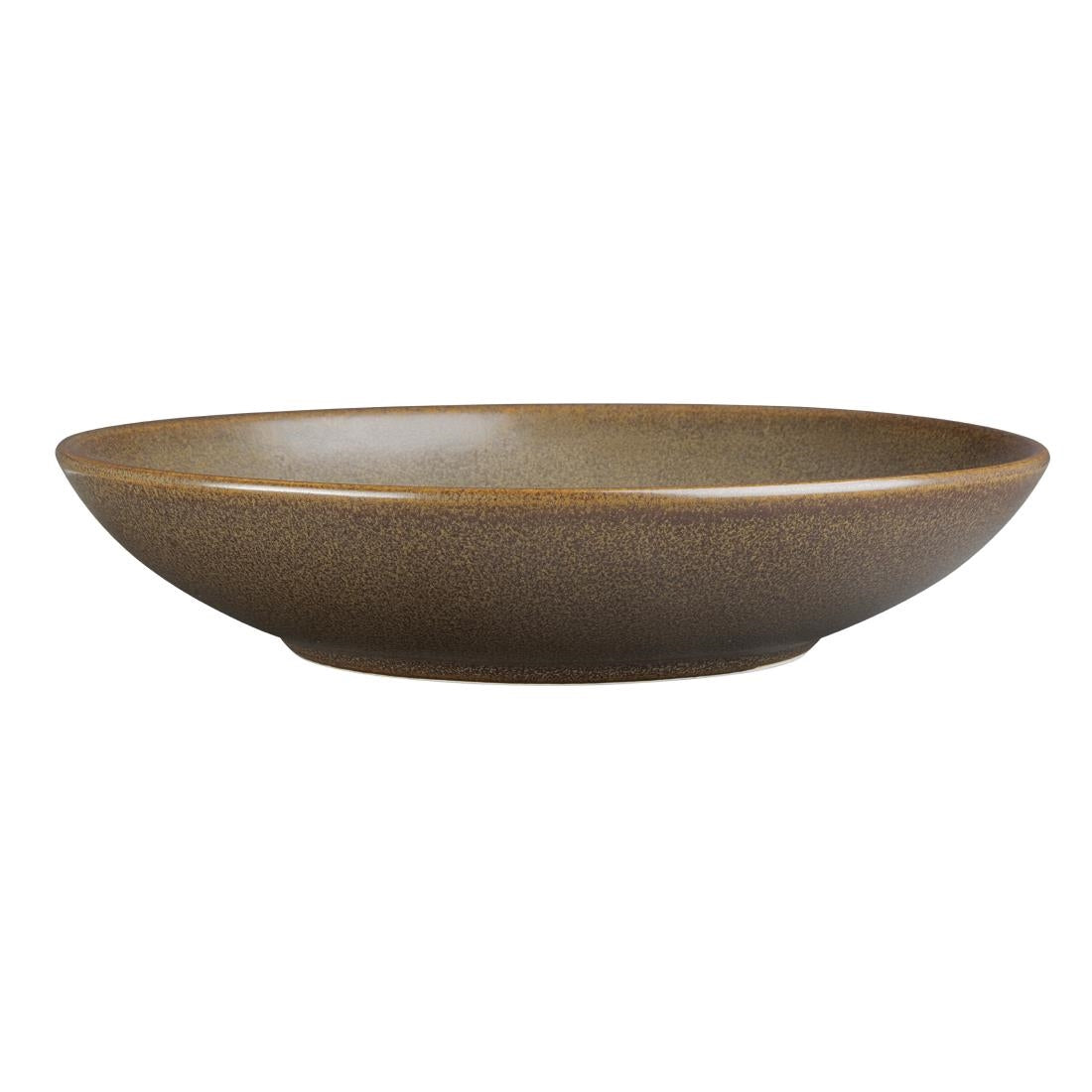 JA554 Olympia Ember Mahogany Low Coupe Bowl - 230x47mm 9" (Box 4)