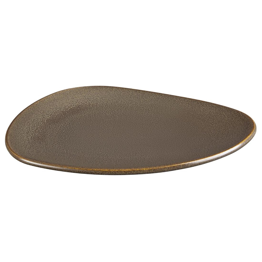 JA558 Olympia Ember Mahogany Triangle Plate - 250x207mm 10" (Box 6)