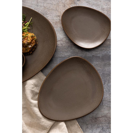 JA559 Olympia Ember Mahogany Triangle Plate - 190x160mm 7 1/2" (Box 6)