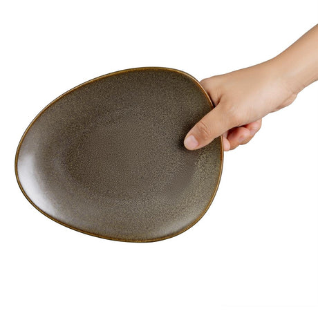 JA559 Olympia Ember Mahogany Triangle Plate - 190x160mm 7 1/2" (Box 6)