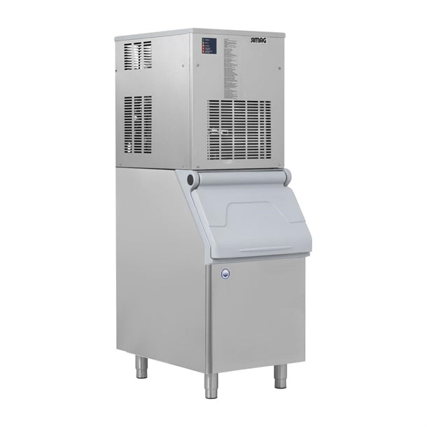 JA563 Simag Modular Ice Flaker 320kg with 252kg Storage Bin & Adaptor