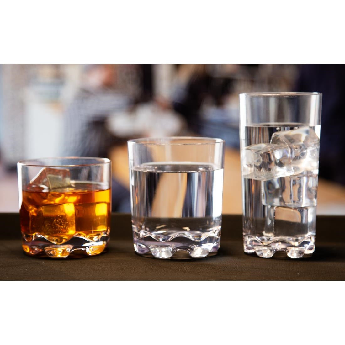 JA593 Olympia Kristallon Aspen PC Rocks Tumbler - 320ml (Box 6)