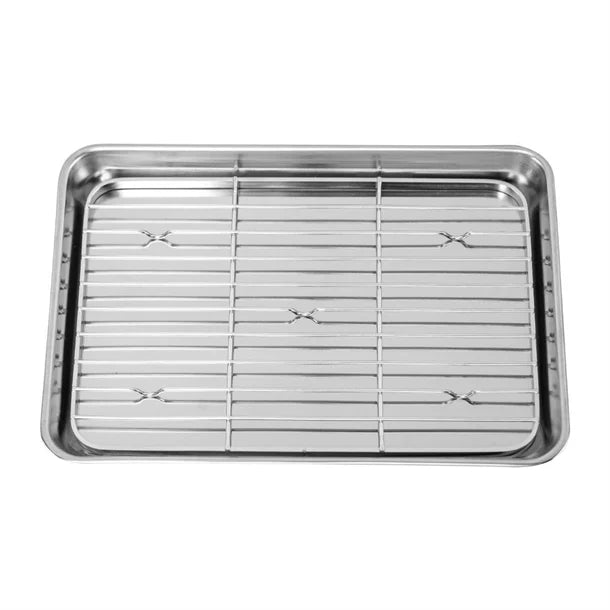 JA620 Clover Japanese Chef Tray 18-8 140x200mm