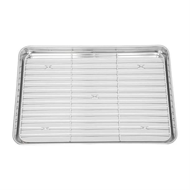 JA624 Clover Japanese Chef Tray 18-8 227x316mm