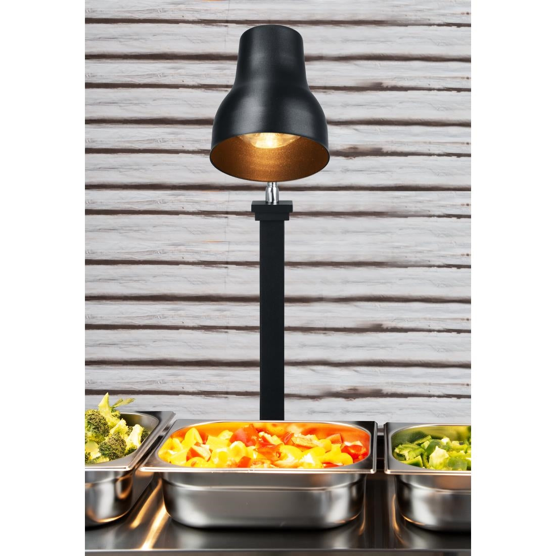 JA866 Food Warmer Heating Lamp – Matt Black