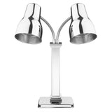 JA869 Double Food Warmer Heating Lamp – Stainless Steel