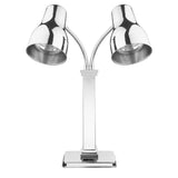 JA869 Double Food Warmer Heating Lamp – Stainless Steel