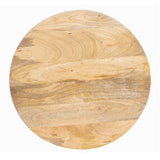JA886 Olympia Mango Wood Round Deep Sided Tray - 400x50mm