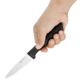 JA907 Nisbets Essentials Black Paring Knife 3 1/2 inch