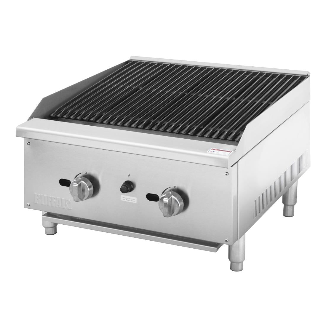 JA938 Buffalo Gas Chargrill - 600mm