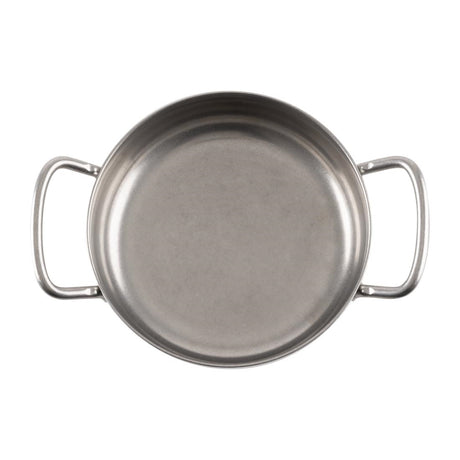 JA955 Olympia Table Presentation Vintage Double Handle Dish Stainless Steel - 125mm