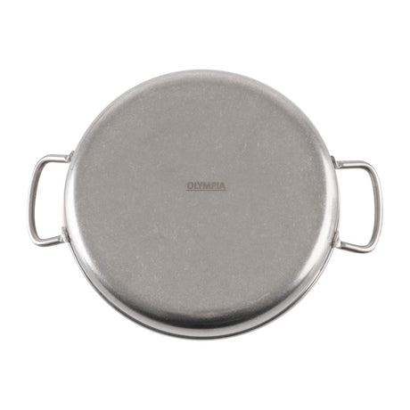 JA957 Olympia Table Presentation Vintage Double Handle Dish Stainless Steel - 180mm