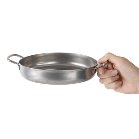 JA957 Olympia Table Presentation Vintage Double Handle Dish Stainless Steel - 180mm