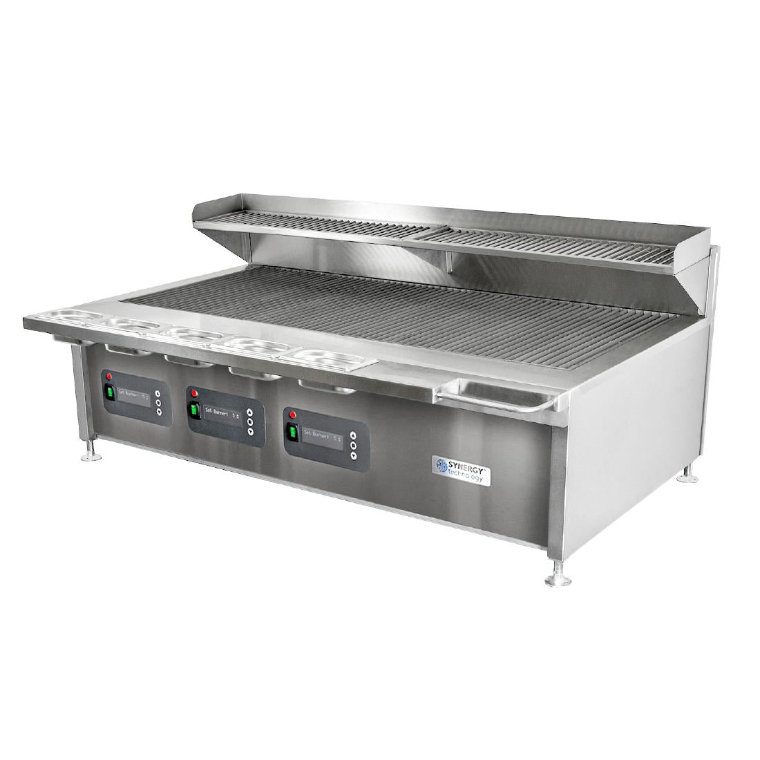 JA960 Synergy Grill ST1500 Trilogy Grill with Garnish Rail & Slow Cook Shelf Nat Gas