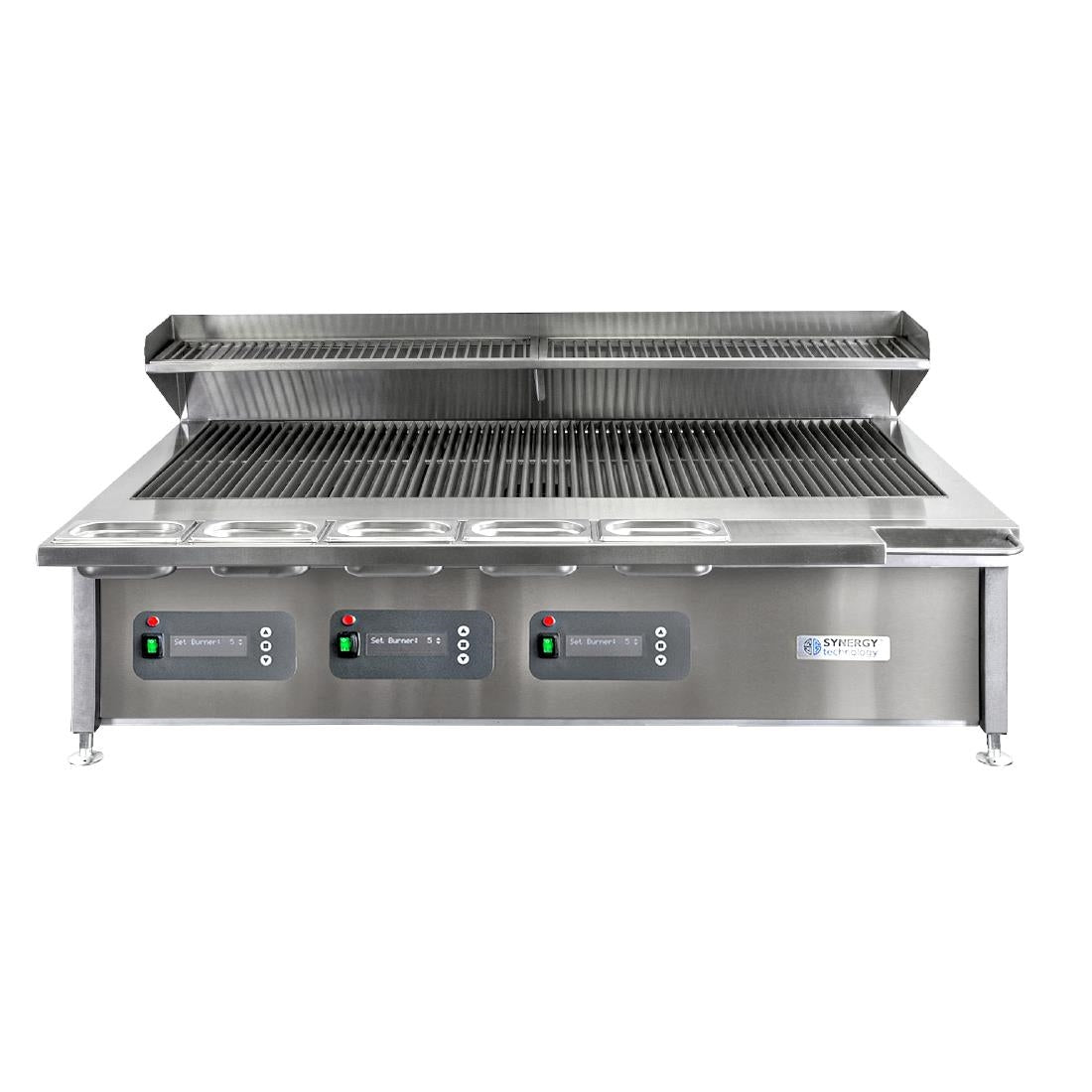 JA960 Synergy Grill ST1500 Trilogy Grill with Garnish Rail & Slow Cook Shelf Nat Gas