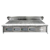 JA961 Synergy Grill ST1700 Trilogy Grill with Garnish Rail & Slow Cook Shelf Nat Gas - JD Catering Equipments Ltd
